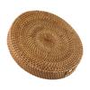 Coffee Room Farmhouse Rattan Woven Tray Hand-Woven Tray Built-in Handles Convenient Storage Solution Easy To Clean