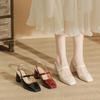 Women's Fashion High Heel Slingback Sandals, Women's Casual Backstrap Closed-Toe Sandals, Women's Trendy Mary Jane Flats