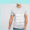 Worlds Greatest Farter Mens Funny Cotton Blend Tshirt Stylish Casual Dad Gift