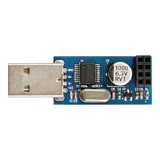 

USB to ESP8266 WIFI Module Adapter Board Mobile Phone Computer Wireless Communication Microcontroller WIFI Development 10*10*2 білий