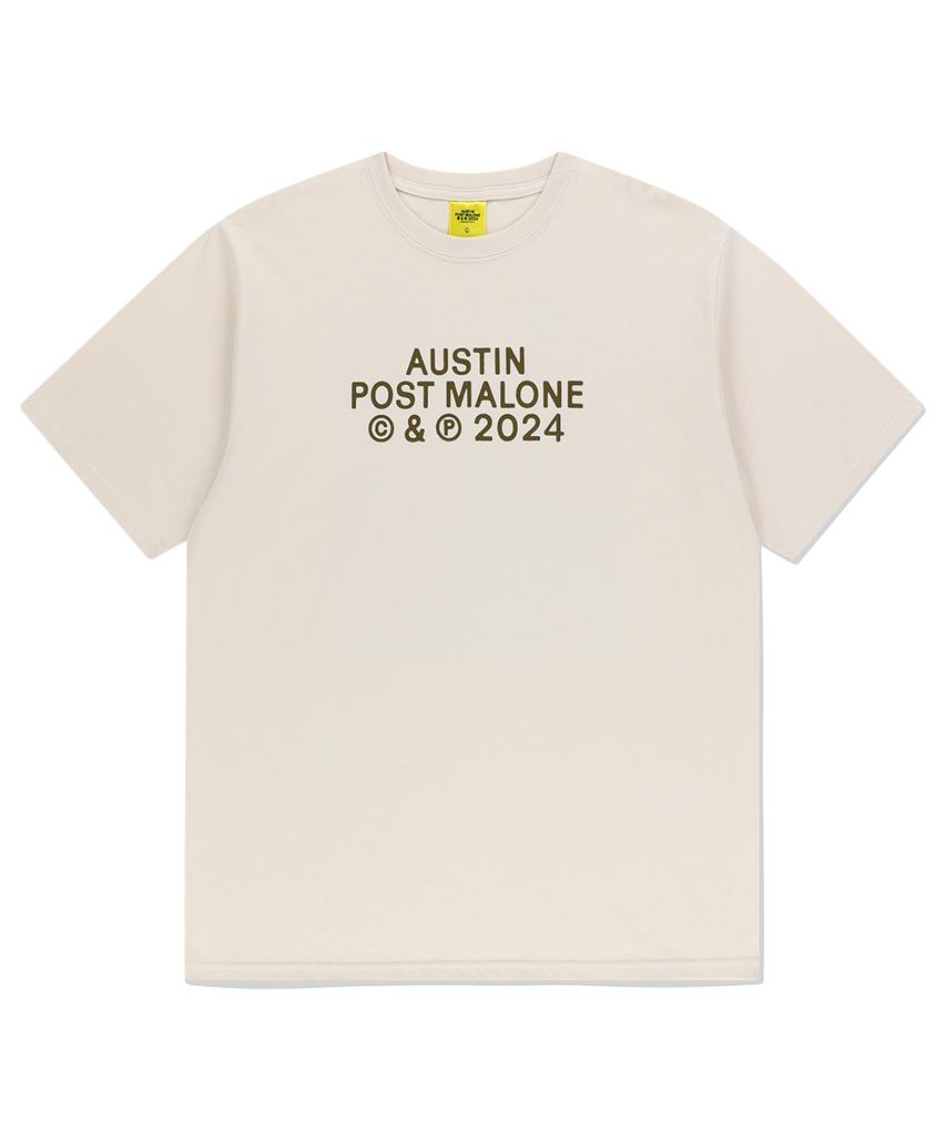 MAHAGRID Smoking Tour Tee Beige(Mg2Emmt523D)