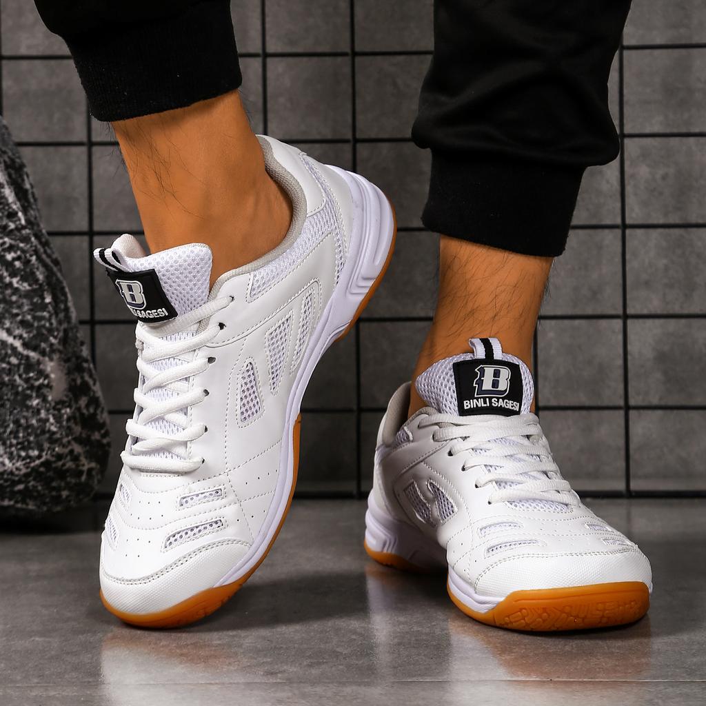Volleyball Shoes Men's Outdoor Fitness Badminton Shoes Indoor Training Fencing Neutral Tennis Shoes Sizes 39-45