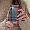 Retro Plaid Phone Case for iPhone 15, iPhone 16, iPhone 17 Pro Max