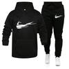 Mens Hooded Sweatshirt Set With Long Pants Casual Sportswear Daily Wear