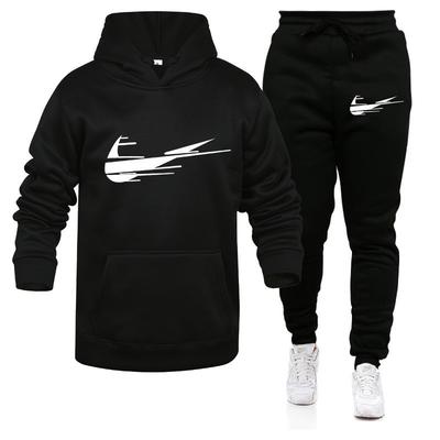 Mens Hooded Sweatshirt Set With Long Pants Casual Sportswear Daily Wear
