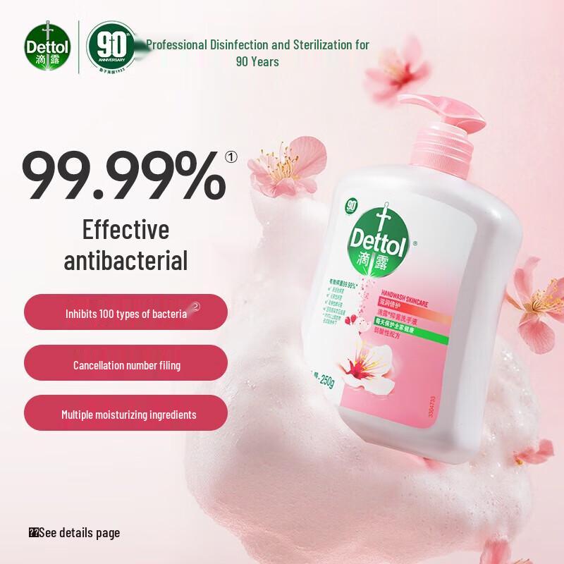 Dettol Healthy Antibacterial Hand Wash (2x250g)