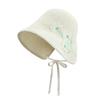 Empty top sunscreen hat women's summer new breathable knitted hat can tie ponytail outdoor big eaves show face small sunshade bucket hat