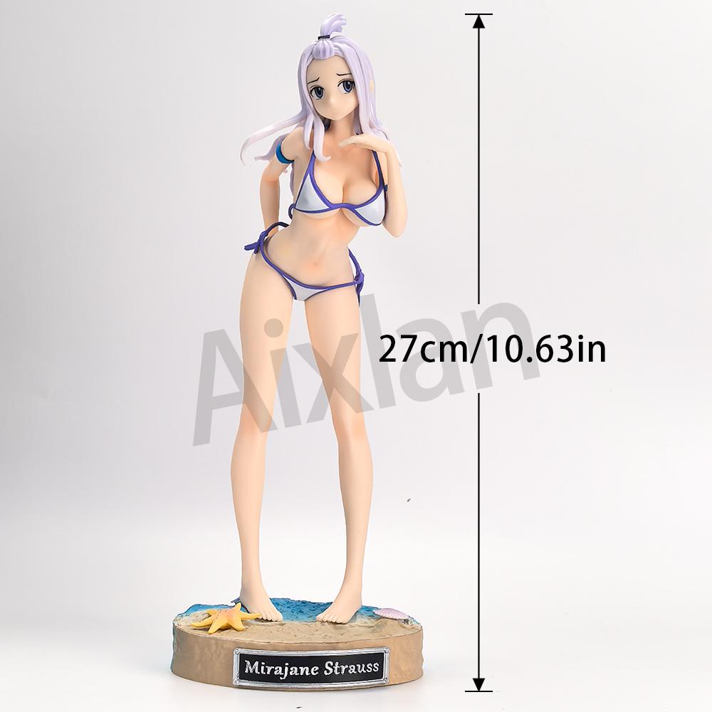 

27CM Anime Figure Mirajane Strauss Action Collectible Model Toys Kid Gift Ornaments Doll FAIRY TAIL PVC cartoon Articulated Poseable Detailed Movable