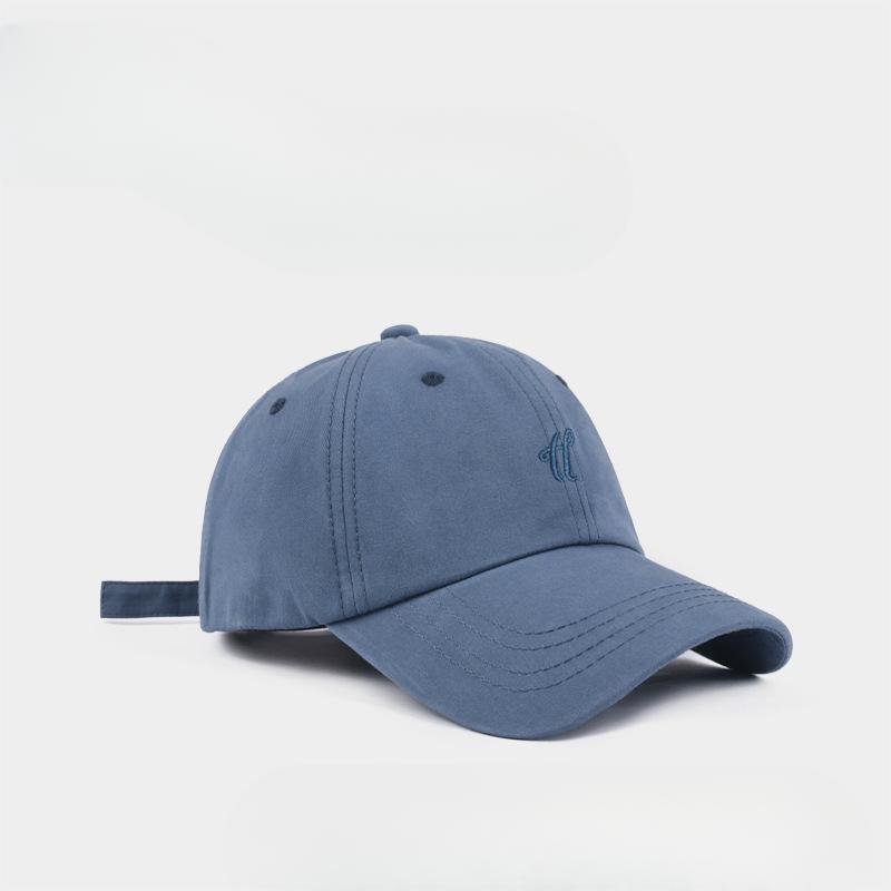Breathable Face showing Little Mint Green Baseball Cap for Women In Spring and Summer Light Green Letter Soft Top Duckbill Hat Men's Baseball Cap
