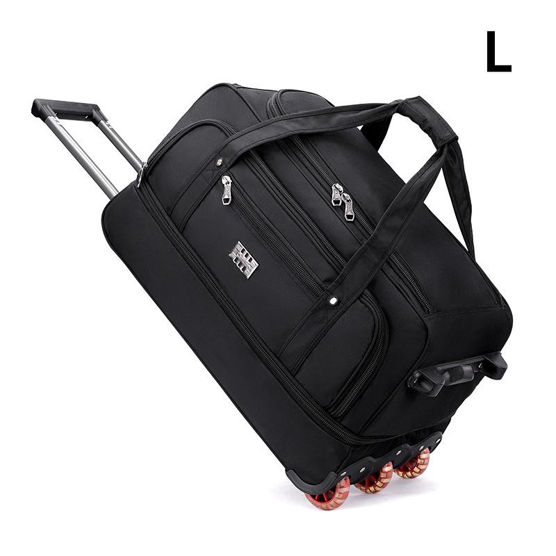 Reisetasche mit Rollen aus Oxford-Stoff, extragroß, faltbar, Reisetasche mit Rollen, Unisex, Reise-Aufbewahrungstasche