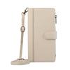 For iPhone 16e Case Multi Card Slots Zipper Leather Phone Cover with Shoulder Strap/Wrist Strap