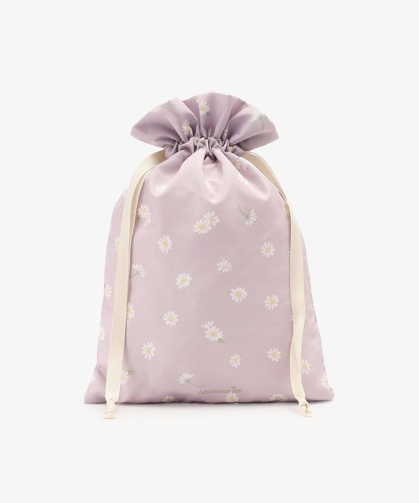 Afternoon Tea Living JR86 Flower Drawstring Pouch Set, Pink