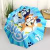 1pc Bluey Open/Close Folding Umbrella - Raining Gear for Travel Umbrella, All- Portable Umbrella for & Men 8-Rib yy251229044