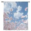 Blue Sky Clouds Flowers Sheer Curtains For Living Room Bedroom Tulle Curtain For Kitchen Voile Curtain Blind Panels