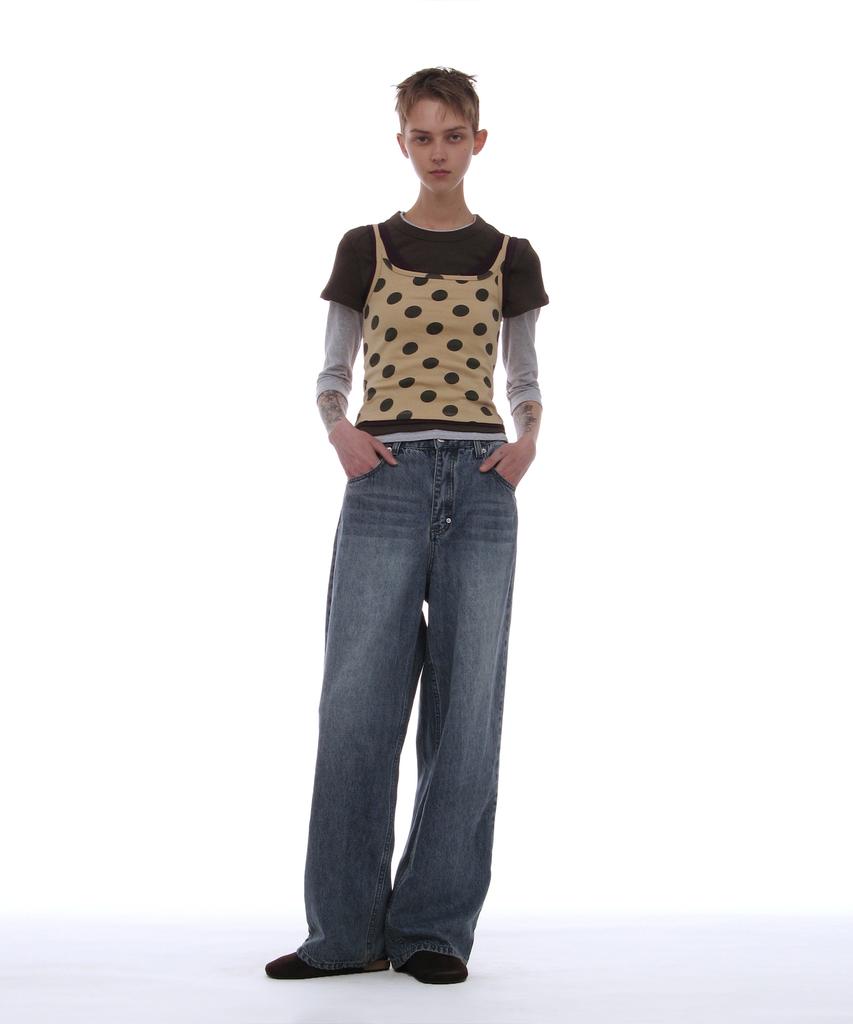 PARTIMENTO WOMEN Pwc (Set) Four-In-One Multi Overlay Top_Dot Beige