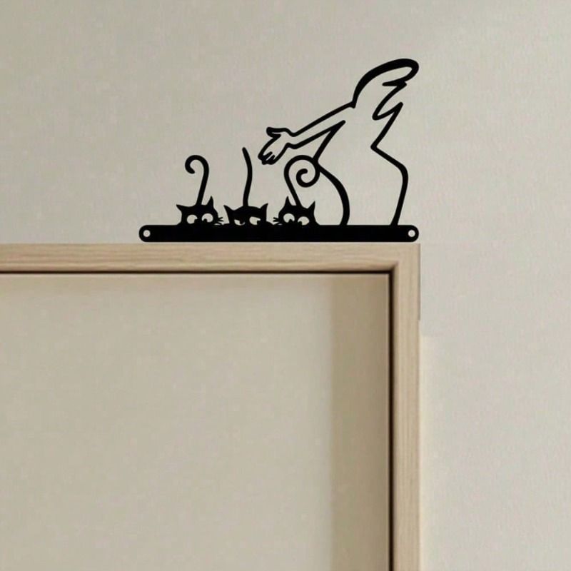 Modny metalowy dekor ścienny do przedpokoju, biura, sypialni