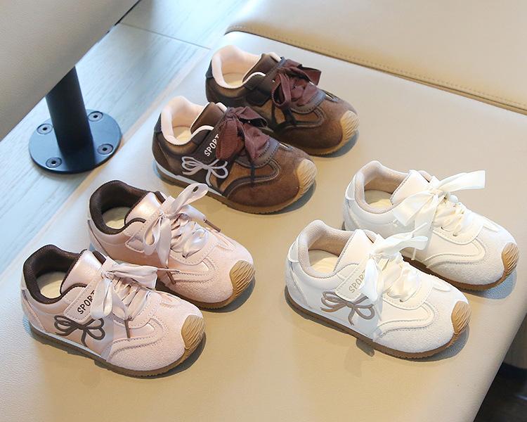 Spring Autumn Girls Forrest Gump Shoes Soft Sole Casual Sports Sneakers White Baby Running Shoes For Kids