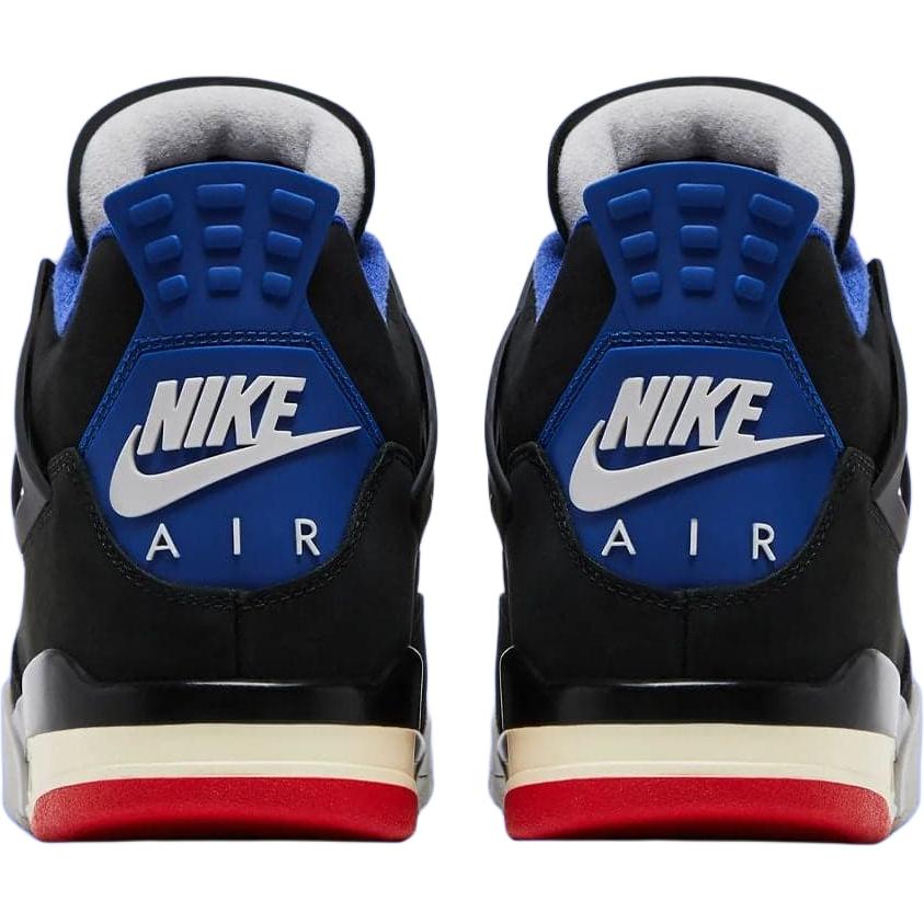 Air Jordan 4 Retro TD Rare Air Baby Sneakers Black Fire-Red Deep-Royal-Blue IB4387-003
