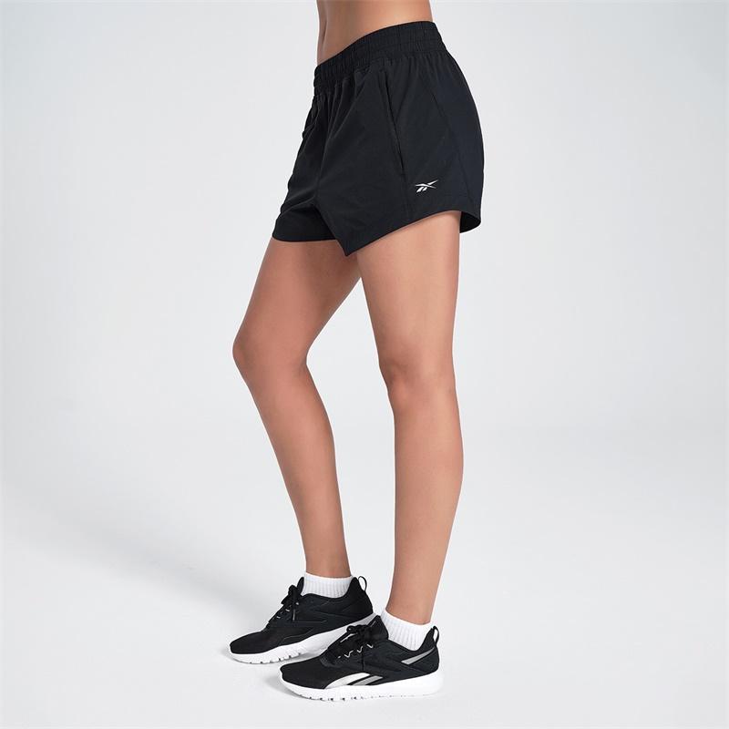 Reebok Sports Lifestyle Series Reflective Print Woven Shorts Women Shorts Black 24SRM604WGH0