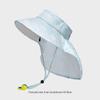 Children's Sun Visor Hat with Neck Protection - UV Protection, Summer Outdoor Hat for Boys and Girls