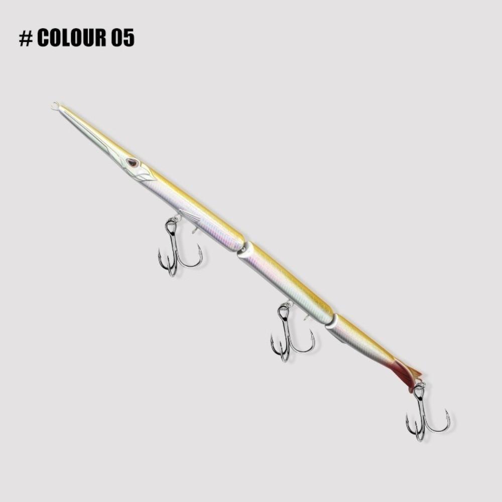 27cm Length Jointed Pencil Bait Treble Hooks System Hard Sinking Lure Needle Body Bait Fishing