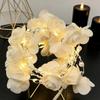 30 LED 0.36W Artificial Roses String Lights Battery Operated Flowers Lamp Rose Vine Garland Lights Decor For Wedding Birthday