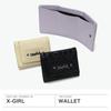 Mills Logo Faux Croco Mini One Size X-girl Wallet, 105254054018, Black,