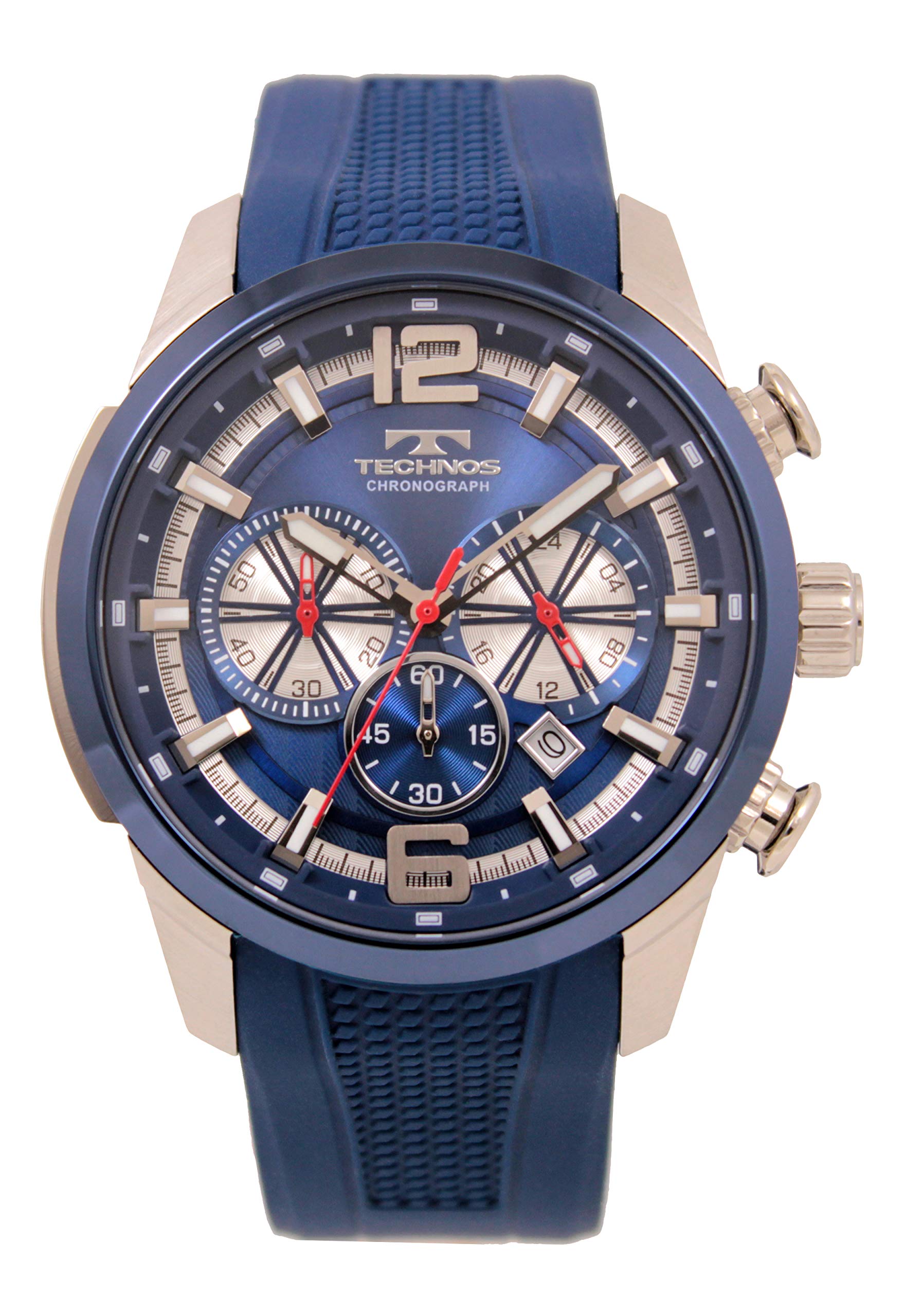 

TECHNOS Chronograph 10 ATM Water T8A81NN [TECHNOS] Watch, Resistant, Men s, синий