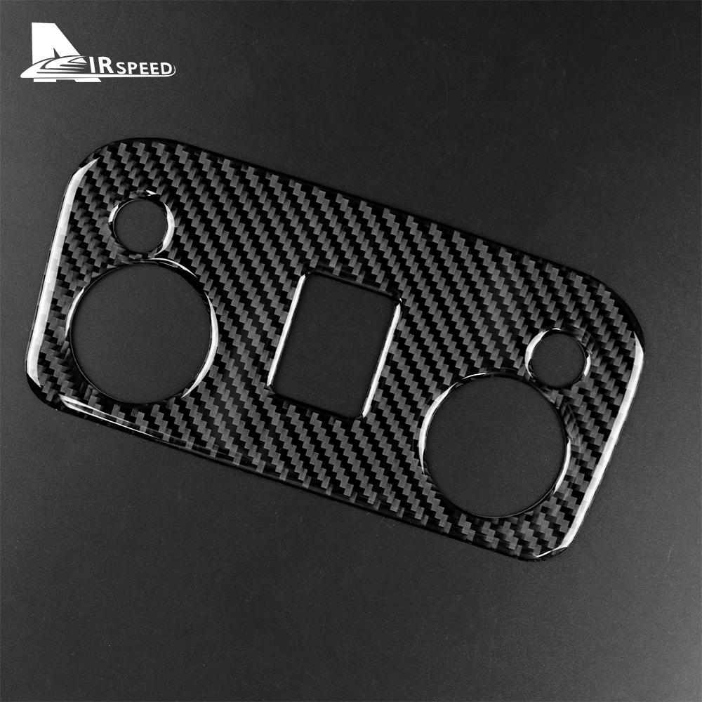 Real Soft Carbon Fiber for Ford Mustang 2015 2016 2017 2018 2019 2020 2021 2022 Accessories Sticker Car Reading Light Cover