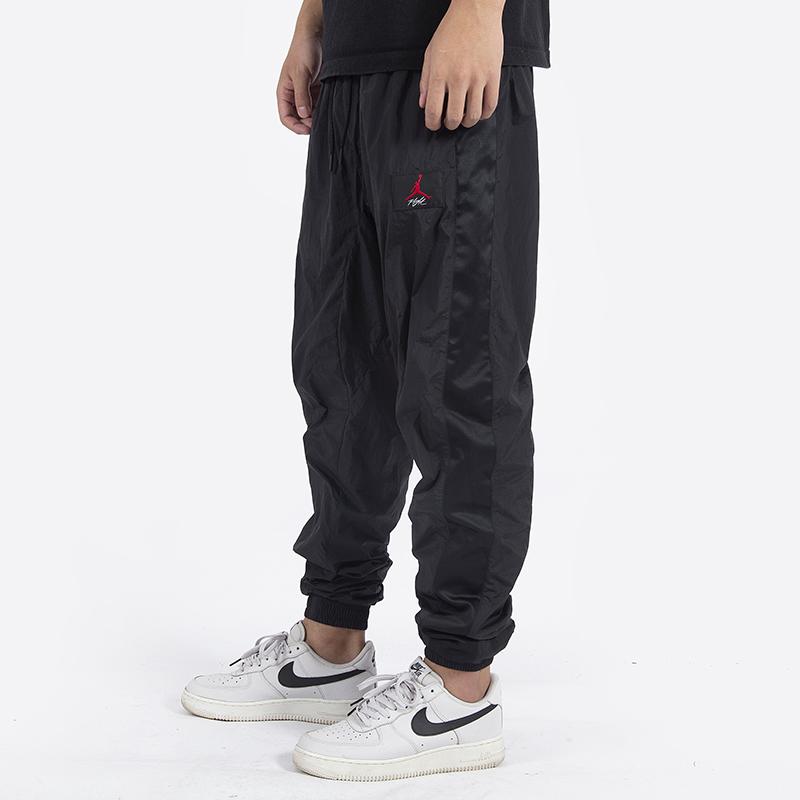 Air Jordan Warm-Up Elastic Waistband Sports Pants Men Bottoms Black AO0558-010