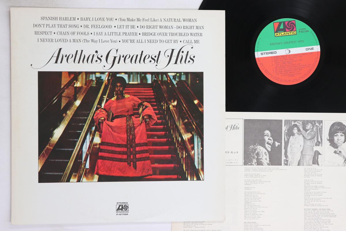 

LP Record ARETHA FRANKLIN - Aretha s Greatest Hits P6110A ATLANTIC 1972 Japan Soul/Funk Used