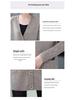 Übergröße Mittellanger Cardigan-Pullover für Damen - 2023 Locker Gestrickt Frühling & Herbst Oberbekleidung Trend