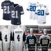 NFL Cowboys 11 Parsons 7 88 20 Embroidered Jersey Team Sports Fan Apparel