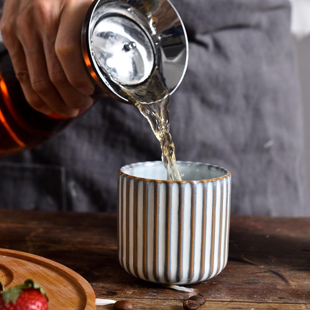 Kiln-Changed Glaze Water Cup Vintage Coffee Mug Japanese Style Ceramic Tea Cup  Afternoon Tea