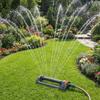 19 Hole Nozzles Oscillating Sprinkler 4 Modes Automatic Water Sprayer Weighted Base Wide Coverage Garden Sprinkler Heads