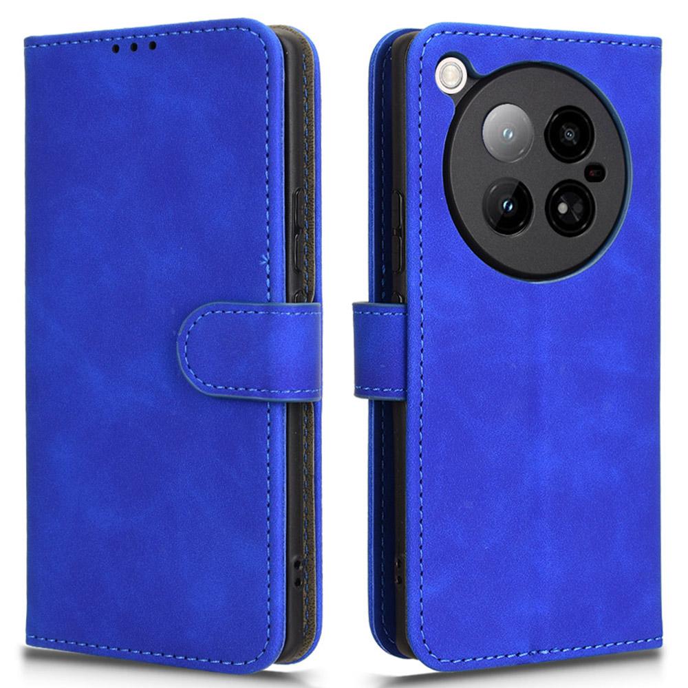 For Infinix Zero 40 4G Leather Case Skin-Feel Anti-Drop Wallet Flip Phone Cover