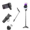 Juhtmevaba Selfie Sticki statiivialus koos kerge Bluetoothi ​​kaugjuhtimispuldi pikendatava statiiviga iPhone'i mobiiltelefonile Tiktok otseülekanne