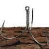 5pcs Treble Jig Fishhooks Fishing Tackle Barbed Hooks new High Carbon Steel Hook  Sports