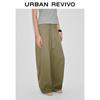 Women's Elastic Waist Wide-Leg Pants
