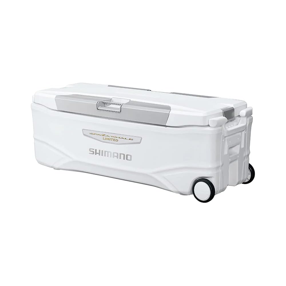 Shimano Spaza Whale Limited 650 Fishing Cooler Box 65L Pure White