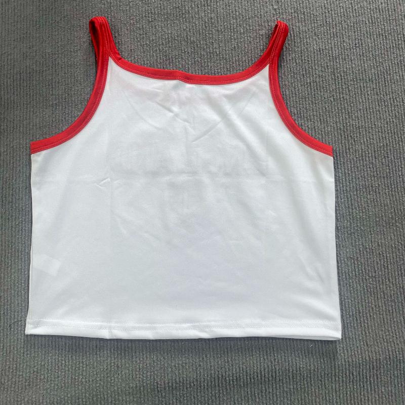 European and American Women's Y2k Summer Pattern Printed Vintage Gothic Tank Top T-shirt Short Top