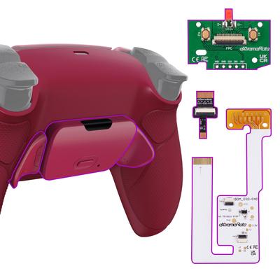 eXtremeRate Pure Color RISE V3 Remap Kit with Program Back Paddle Plastic Rubber for Compatible with PS5 Controller Compatible with PS5 Controller