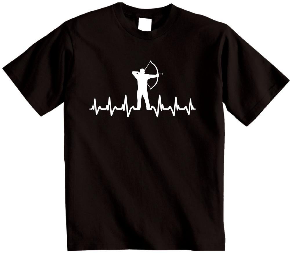 

Archery tee It s in My Heartbeat Archery T Shirt Bow and Arrow Novelty t-Shirt S