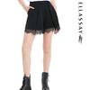Women's Triacetate Lace-Trim Shorts