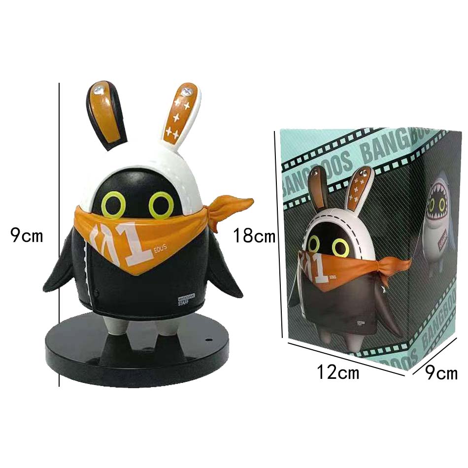 Game Zenless Zone Zero Cute Ease Bangboo Eous Fairy Figure Model Toys Car Decoration 9cm