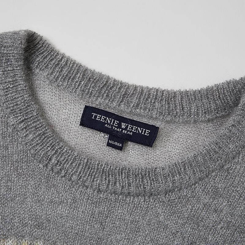 Teenie Weenie Women's Mohair Blend Jacquard Sweater