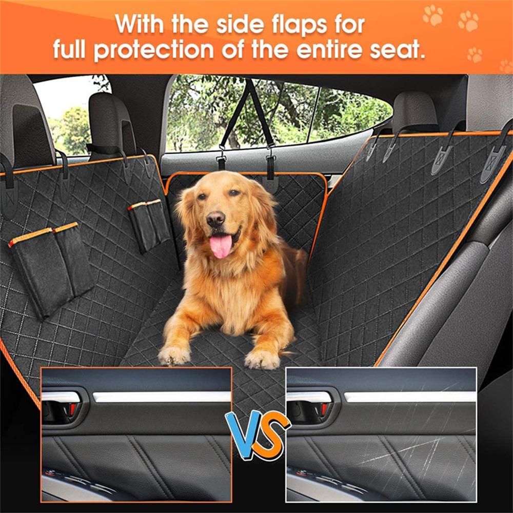 Car seat Cover Pet Pad, Dog Seat Cover for Back Seat 600D Oxford Fabric Waterproof Scratch-Resistant Dog Hammock Cover