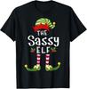 Festive Elf Matching Pajama T-Shirt for Holiday Celebrations