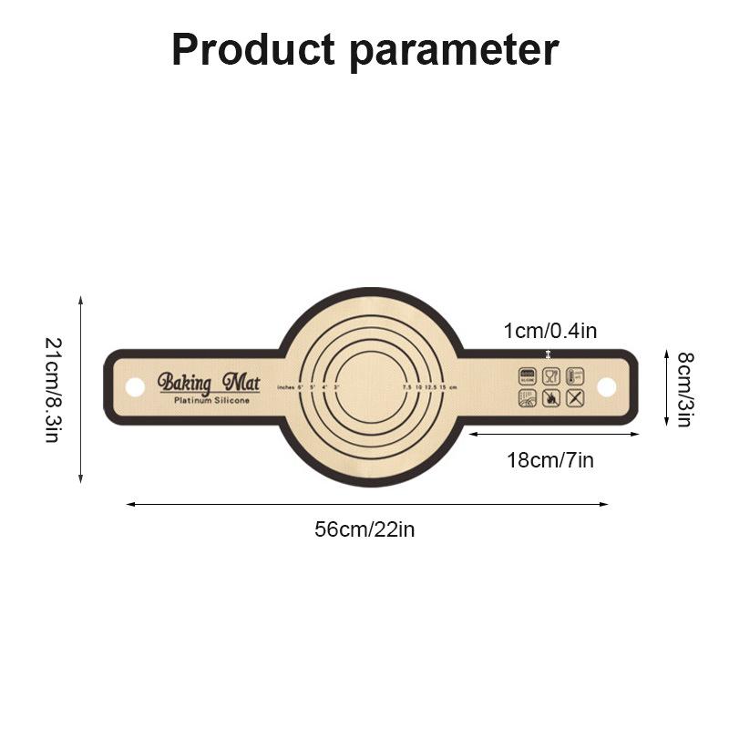 Silicone Bread Liner Reusable Food-Grade Bread Baking Mat Heat Resistant Sling Non-Stick Loaf Pan Lifters Dough Transfer Tool