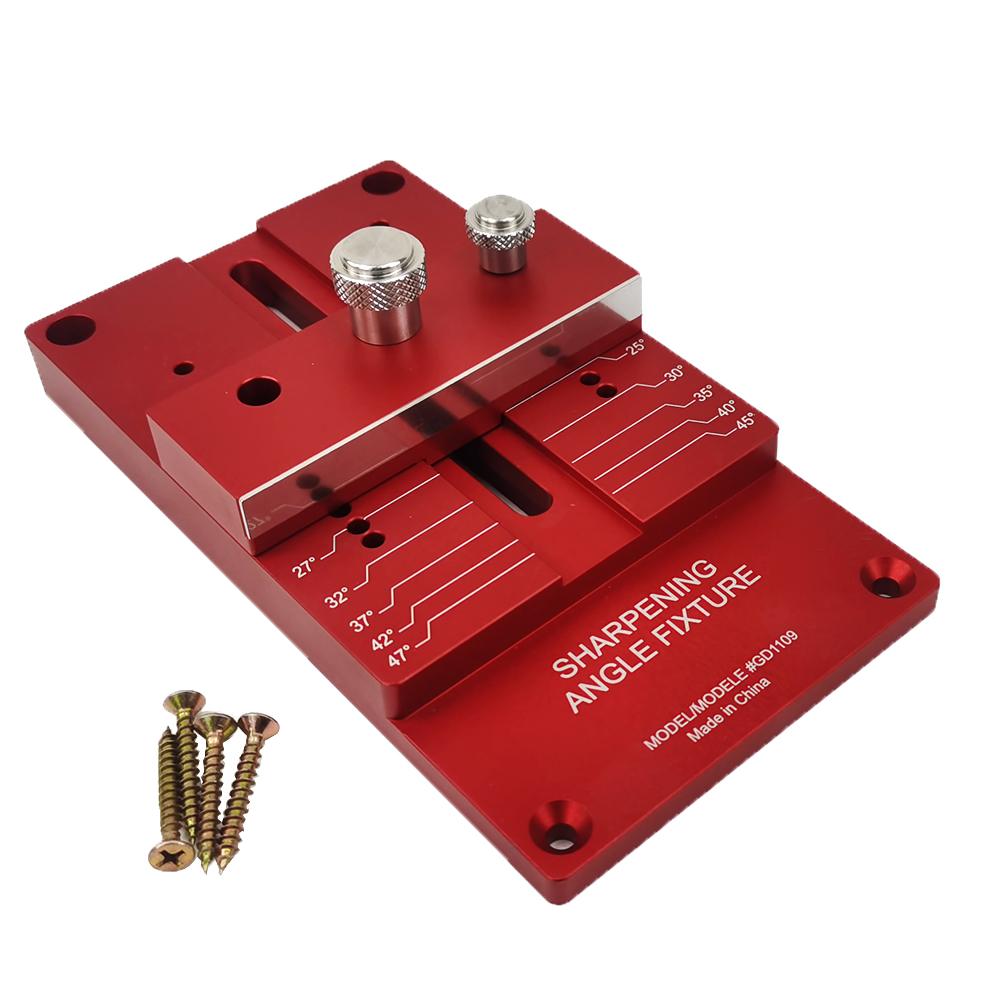 Mohoo Sharpening System Honing Guide Sharpening Holder Angle Fixture Angle Gauge for Woodworking Chisel